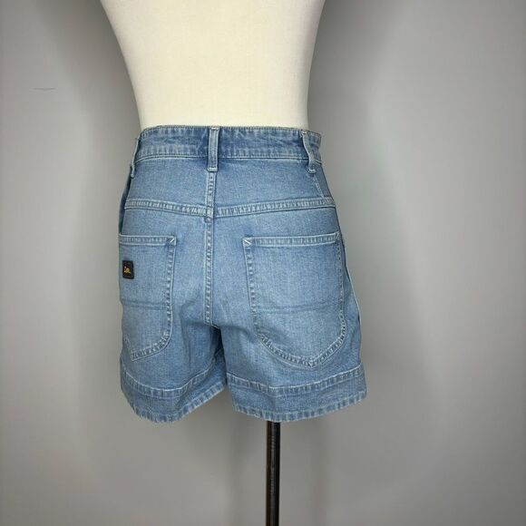 Lee- Denim Jean Shorts with Side Zipper - Picture 4 of 4